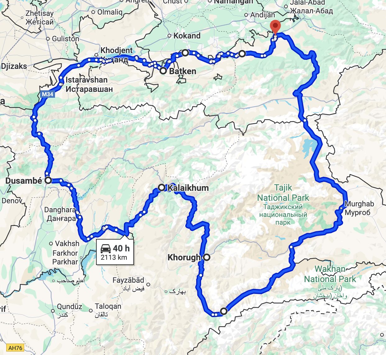 Pamir Ruta